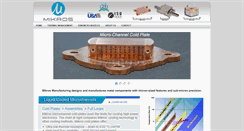 Desktop Screenshot of mikrosmanufacturing.com